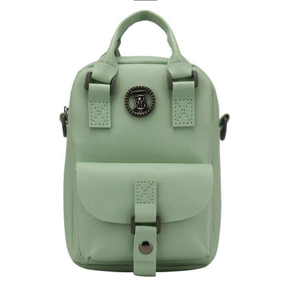 Portable Double-layer Messenger Square Bag Mini Mobile Phone Bag Cute Side Bag
