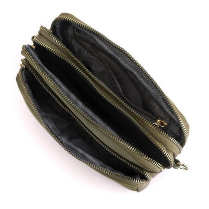 Nylon Medium Size Messenger Bag Fashion Shoulder Bag Purse Grey/Blue/Black/White