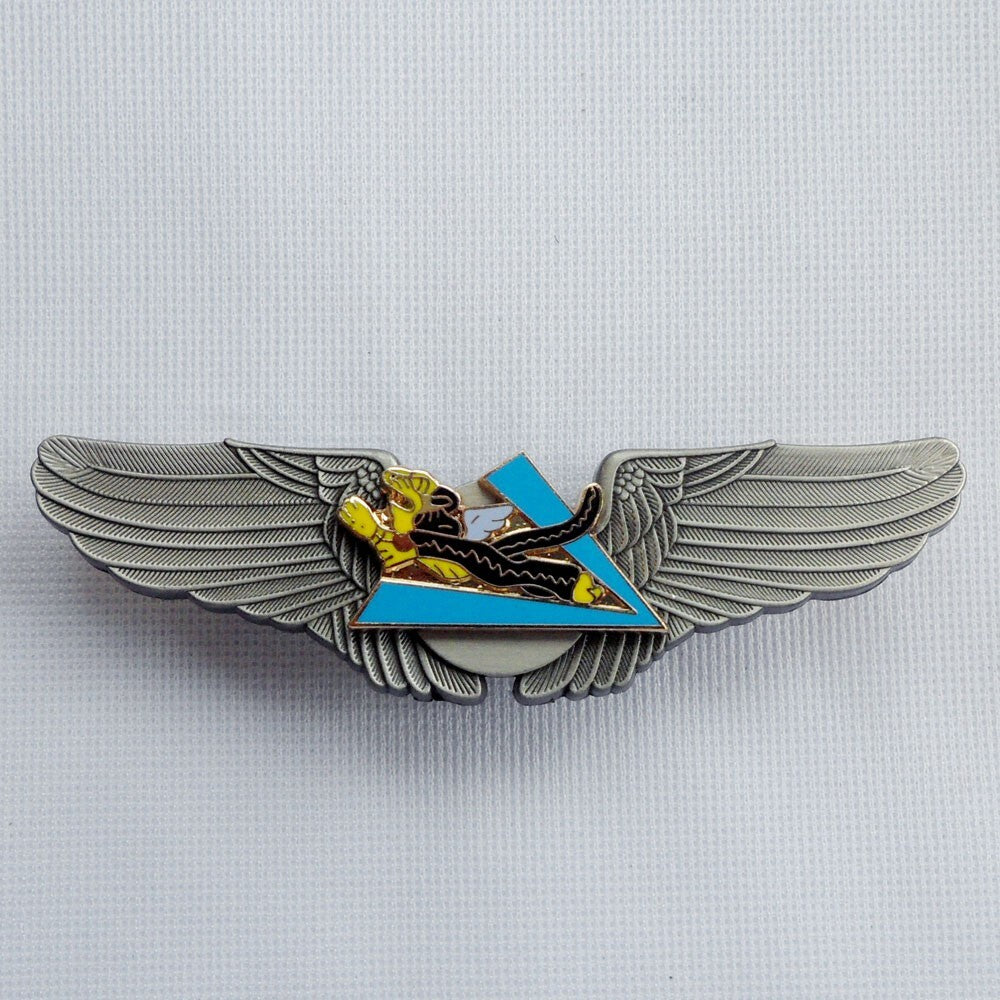 WWII AVG Chinese US Air Forces Flying Tigers Badge Pilot Wings Insignia Pin