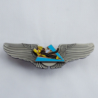 WWII AVG Chinese US Air Forces Flying Tigers Badge Pilot Wings Insignia Pin