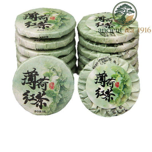 500g Flower Tea Mint Black Tea Ancient Tree Yunnan Dianhong Tea