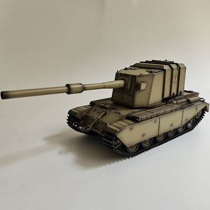 1:72 ARTISAN FV4005 BRITISH TIER X TANKS DESTROYER Vehicle Plastic Diecast Model