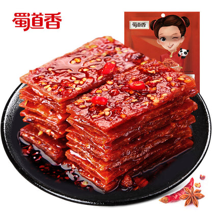 Spicy dried pork 100g Spicy dried meat snacks