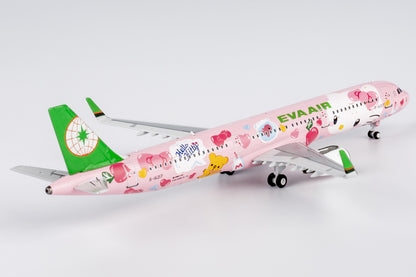 1:400 NGmodels EVA Air Airbus A321B-16217 Passenger Airplane Diecast Plane Model