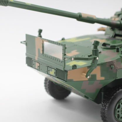 42CM 1:22 ZTL-11 105MM Wheeled Self-propelled Assault Gun Diecast Armor Model