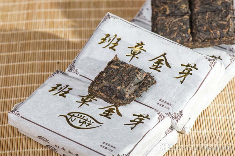 50g Chinese Yunnan Ripe Puerh Tea Brick Black Tea Top Quality Shu Puer Pu'er Tea