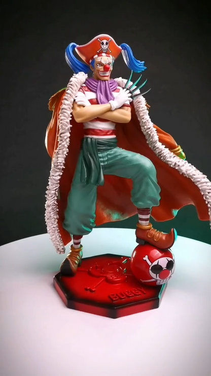 Anime One Piece Figur Buggy PVC Actionfigur Sammlerstück Modell Spielzeug Statue Puppe-