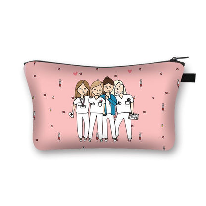 Women Cosmetic Bags Travel Storage Handbags Makeup Bag Toiletry Purse 15*21*13CM