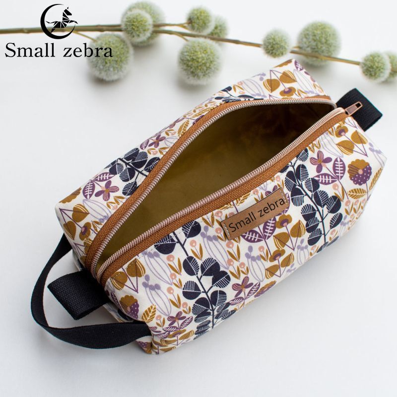 Travel Phone Bag Cosmetics Lipstick Storage Purse Large Canvas Bags Blue Purse