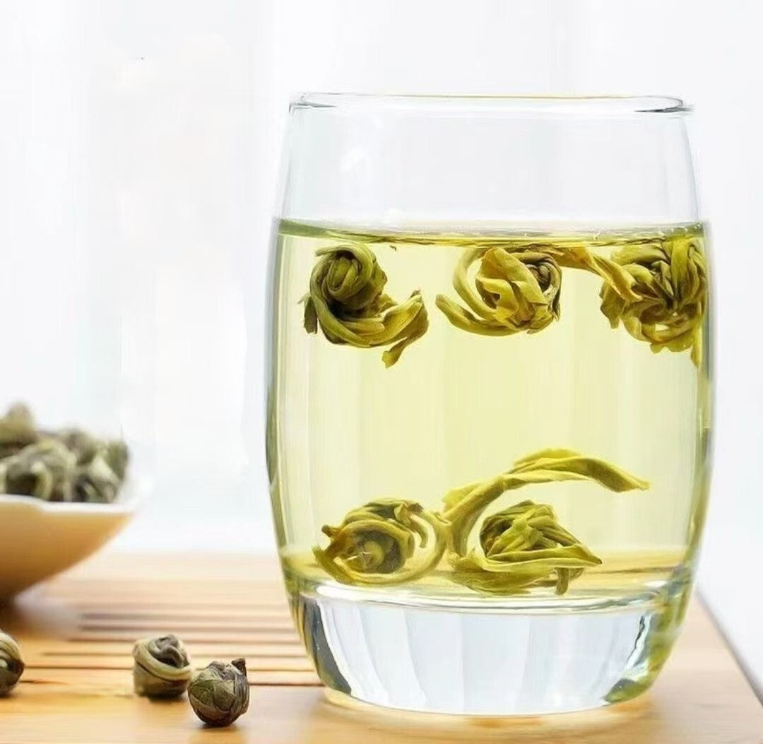 250g Nonpareil Supreme Jasmine Dragon Pearl Chinese Green Tea Handroll Loose