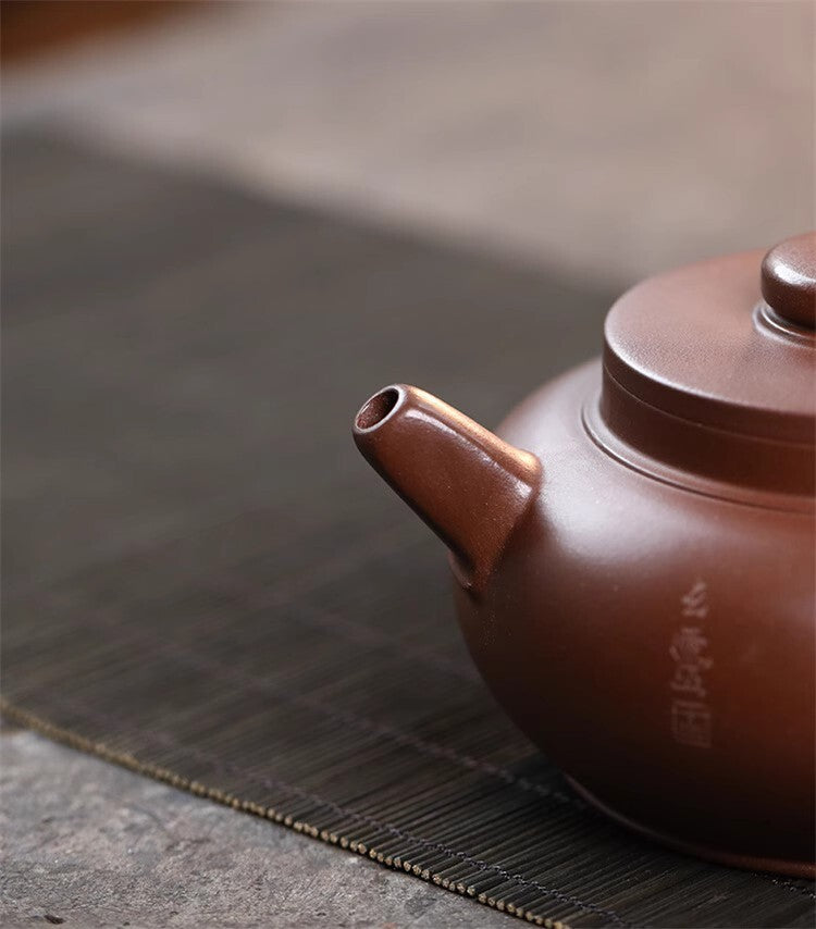 200cc chinese Yixing Handmade Zisha teapot Purple clay JuLun Gongfu hu Tea pot