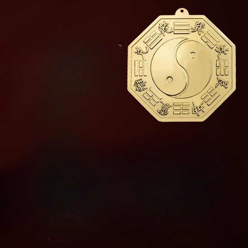 1pc Copper Bagua Mirror Taiji Bagua Mirror Plane Mirror Copper Ornaments