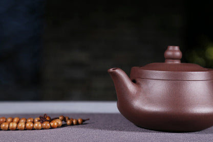 Original Ore Real Yixing Zisha Tea Pot Marked Hand Carved Master Cup Purple Clay