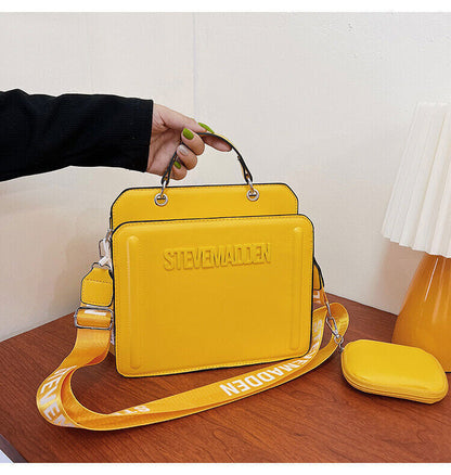 Fashion Square Bag Women's High-Quality Shoulder Handbag Crossbody Messenger Bag