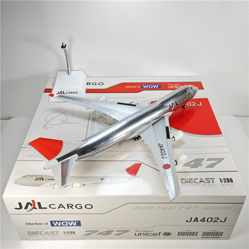 1:200 JC Wings JAL CARGO BOEING B747-400F Passenger Plane Diecast Aircraft Model