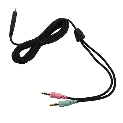 2M PC Version Audio Headphone Cable For Sennheiser PC373 PC37X Black