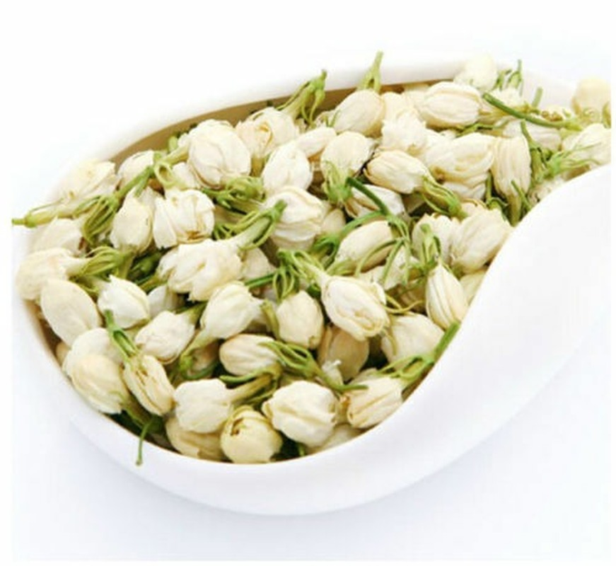 50g Loose Leaf Dried Jasmine Flower Tea Ecology Food Organic Blooming Herbal Tea