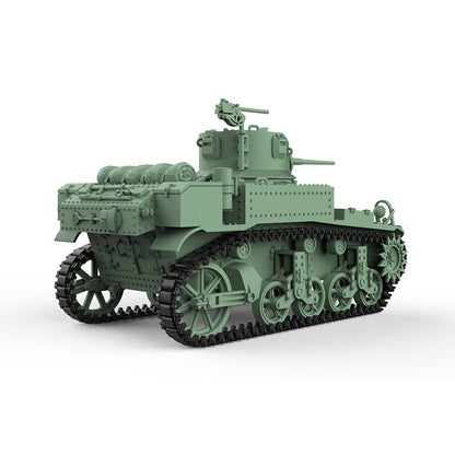 SSMODEL SS16505 1/16 Military Model Kit US M3A1 Stuart Light Tank