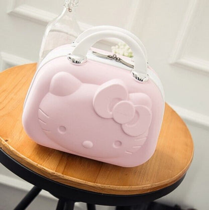 14 Inch Hello Kitty Cosmetic Case Box Beauty Makeup Bag Organizer Cartoon Hellok