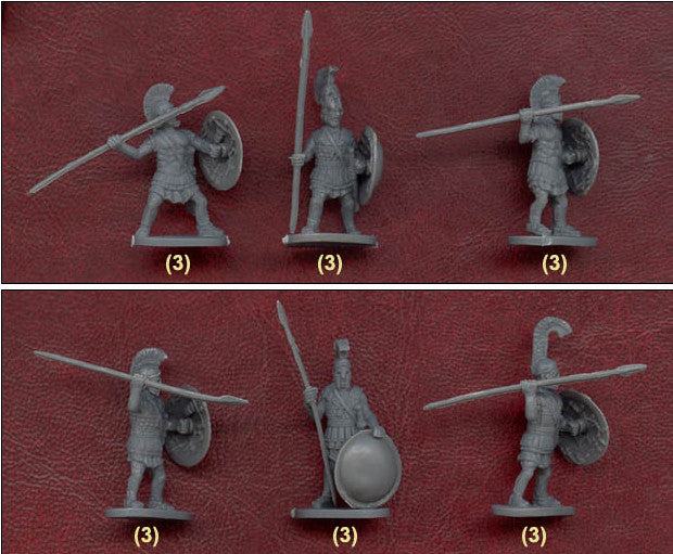 Greek Warriors Hoplite 1/72 Soldiers Figures model Kit CAESAR