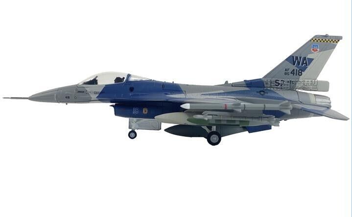 1:72 AF1 USAF Lockheed Martin F-16C Fighting Falcon Plane Diecast Fighter Model