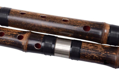 Professional Chinese Vertical Bamboo Flute Xiao Music Instrument 3 Sections