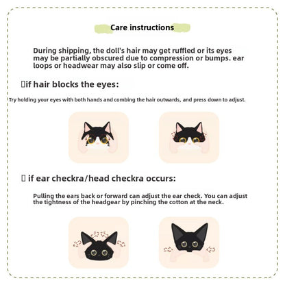 Puppet Cat Backpack Simulation Backpack Doll Plush Toy Birthday Gift（wholesale）5