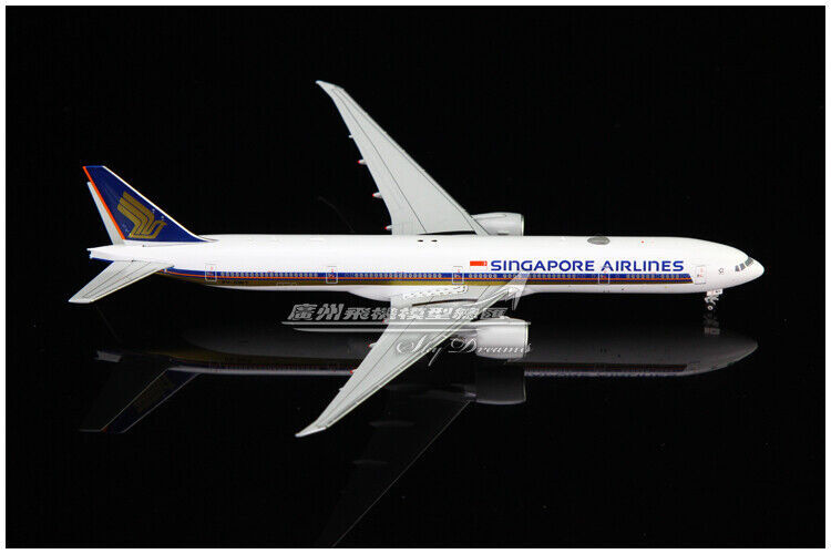 1:400 JC Wings SINGAPORE AIRLINES BOEING 777-300 Passenger Plane Diecast Model