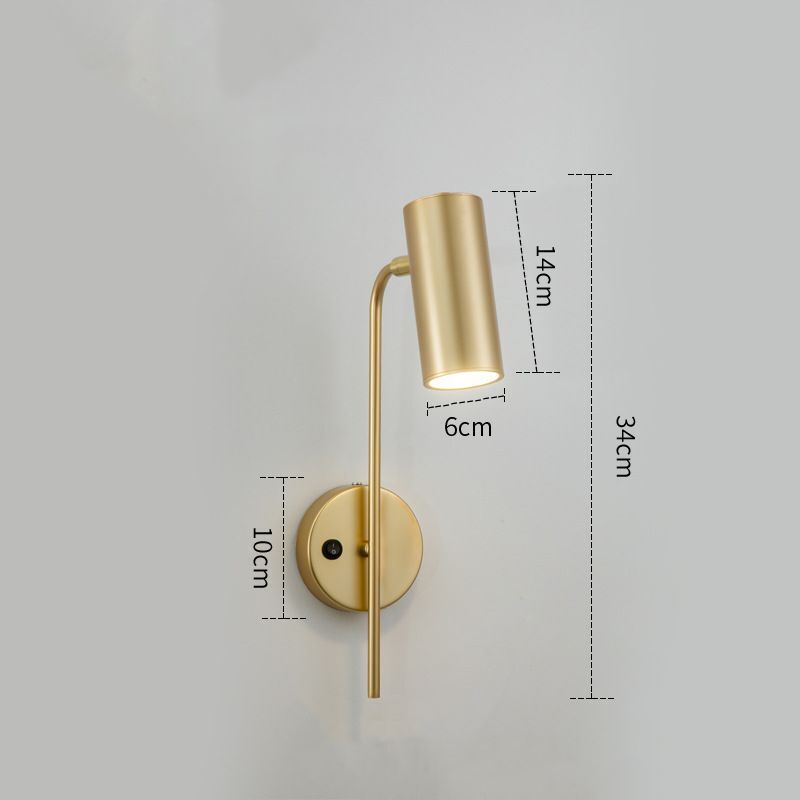 Wall Lamps Bedroom Bedside Reading Lights Modern Retractable Adjustable Lighting