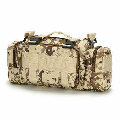 Outdoor Military Tactical Backpack Pack Waist Bag Camping Hiking Pouch Bag