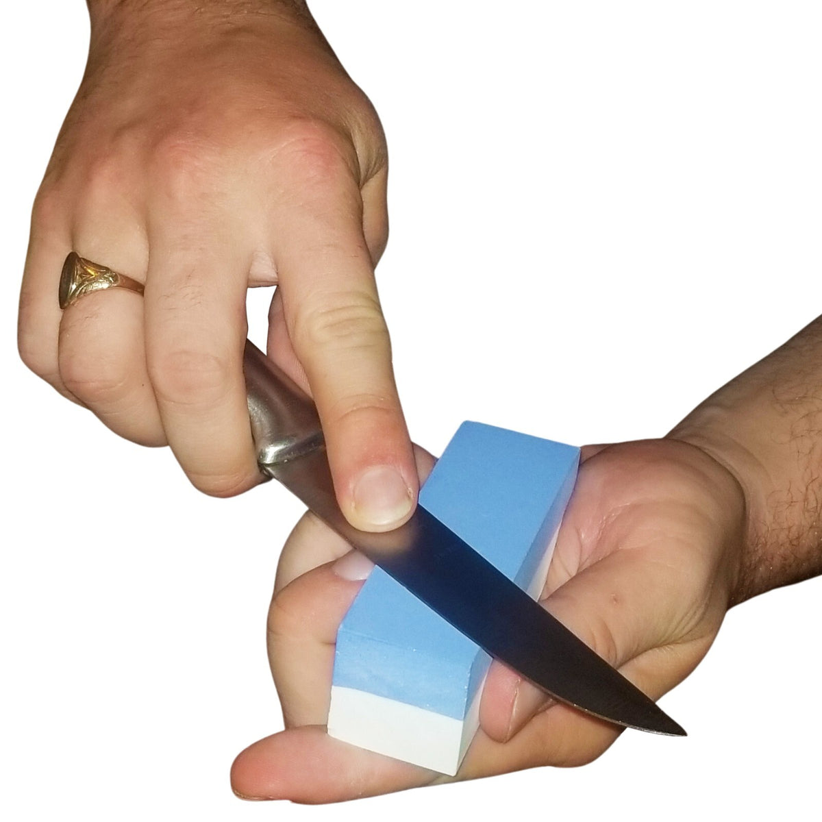 Knife Sharpening Whetstone Set - 2 Sizes of 1000/6000 Grit Stones and 140/32 Axe