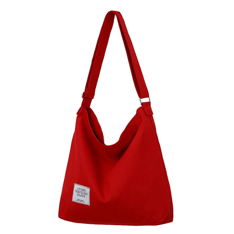 Womens Hobo Large Canvas Shoulder Bag Messenger Bag Travel Handbag Tote Bag