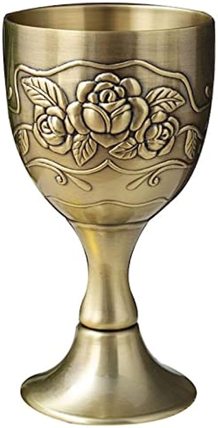 2pc Chalice Gold Goblet 1 Oz Communion Church Cup Holy Altar Chalice Mini Wine