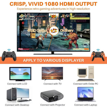 X2 Ultra Game Stick Retro Game Console 4K HD 2.4G Wireless 64GB,128GB,256GB 游戏机