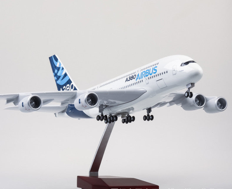 46CM 1:160 AIRBUS A380 Passenger Aeroplane Landing Gear Resin Aircraft Model