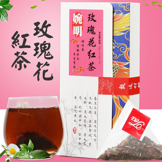 婉明Rose Red Tea Replacement Tea Drink Healthy Combination Flower