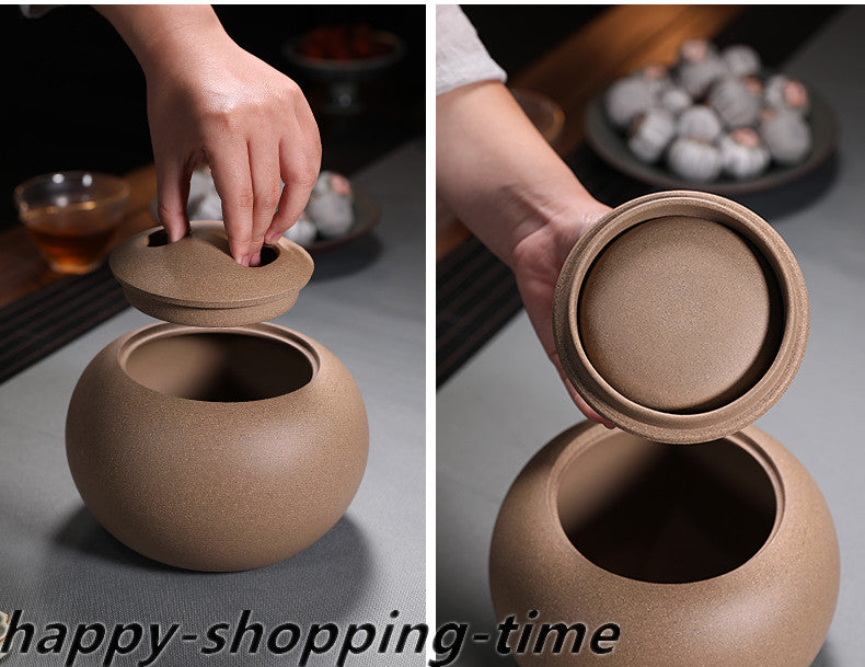 Best Real Yixing Zisha Tea Caddy Sealed With Lid Chinese Canister For Loose Tea