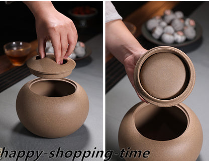 Best Real Yixing Zisha Tea Caddy Sealed With Lid Chinese Canister For Loose Tea