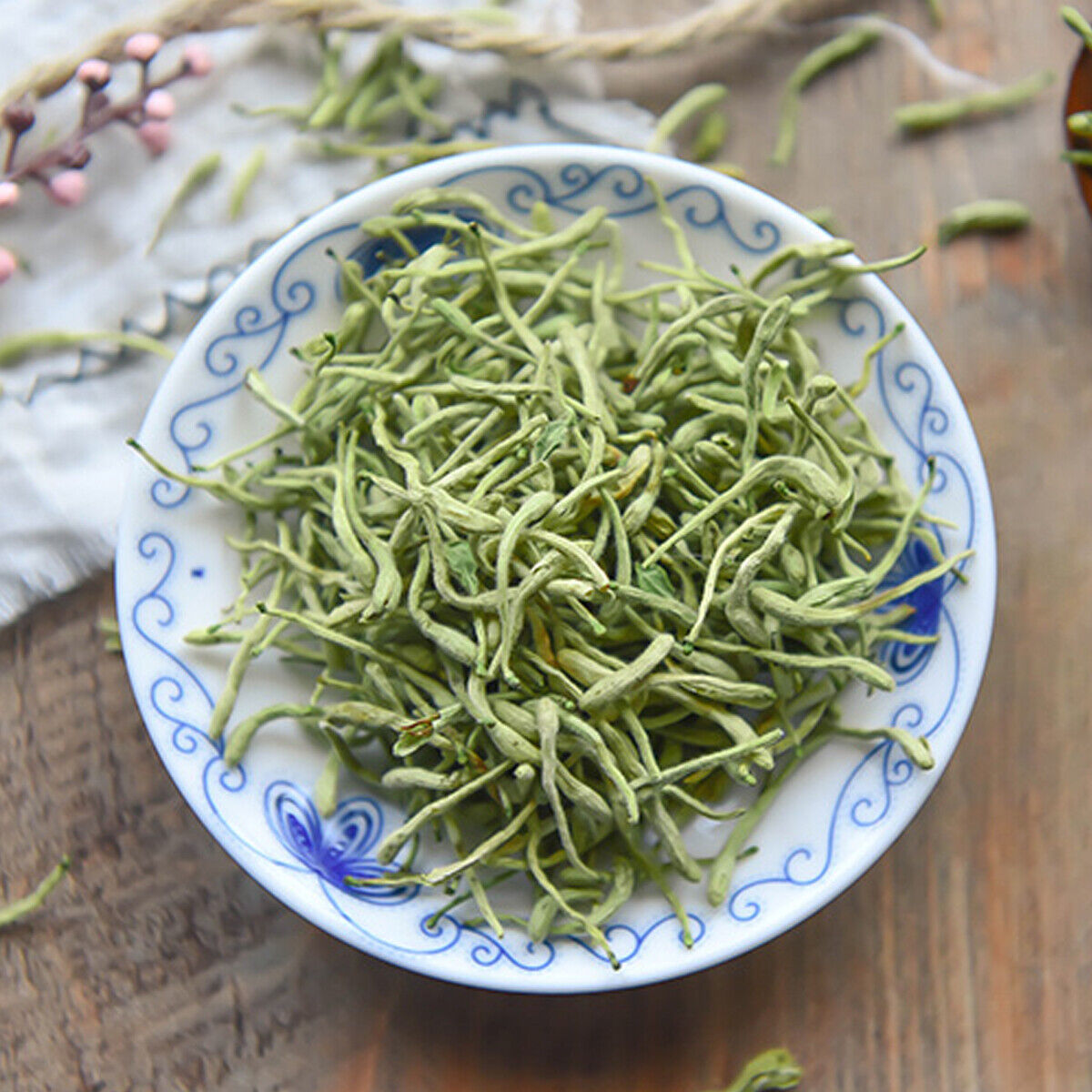 Pure Natural Honeysuckle Tea Wild Scented Herbal Tea Heat-clearing Detoxifying