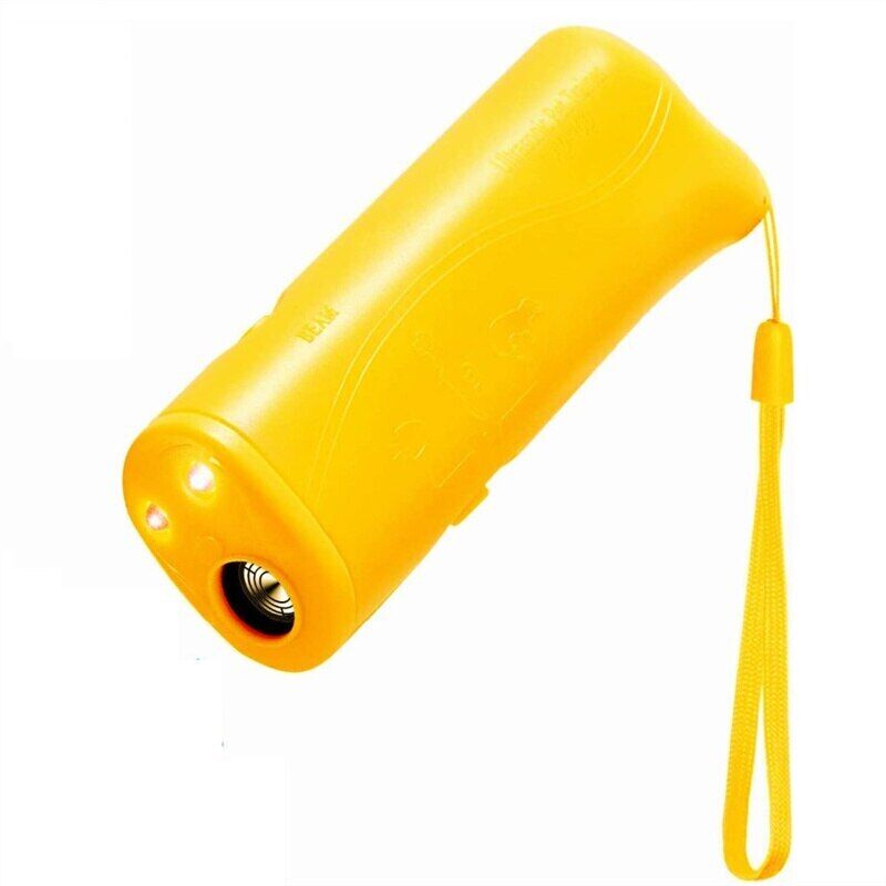 Pet Dog Repeller Anti Barking Stop Bark LED Ultrasonic Dogs Training Device