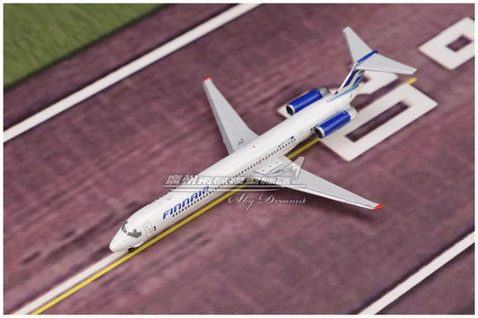 1:400 JC Wings FINNAIR McDonnell Douglas MD-83 Passenger Airplane Diecast Model