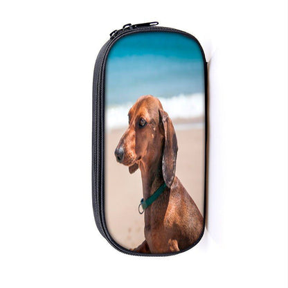 Dog Pencil Bag Stationary Bag Pencil Box School Supplies 24*11*7 CM Accessories