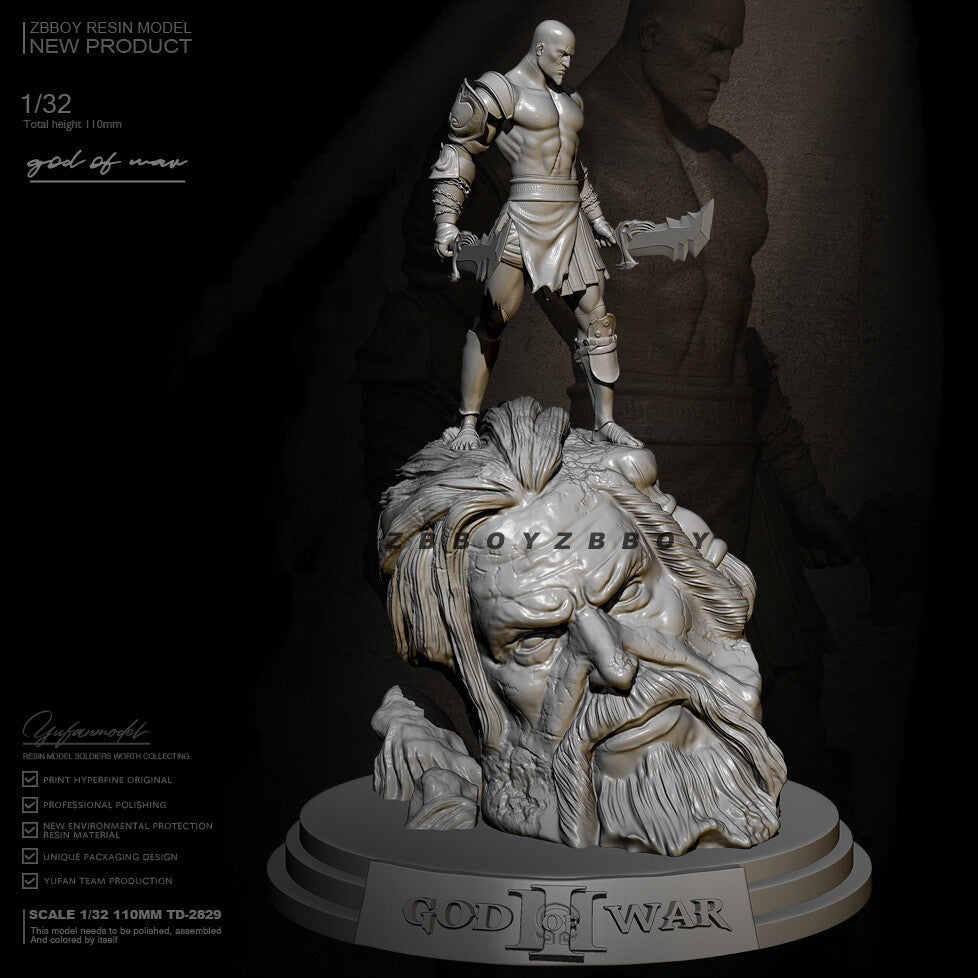 1/32 Resin Figure model God of war Unassembled Unpainted