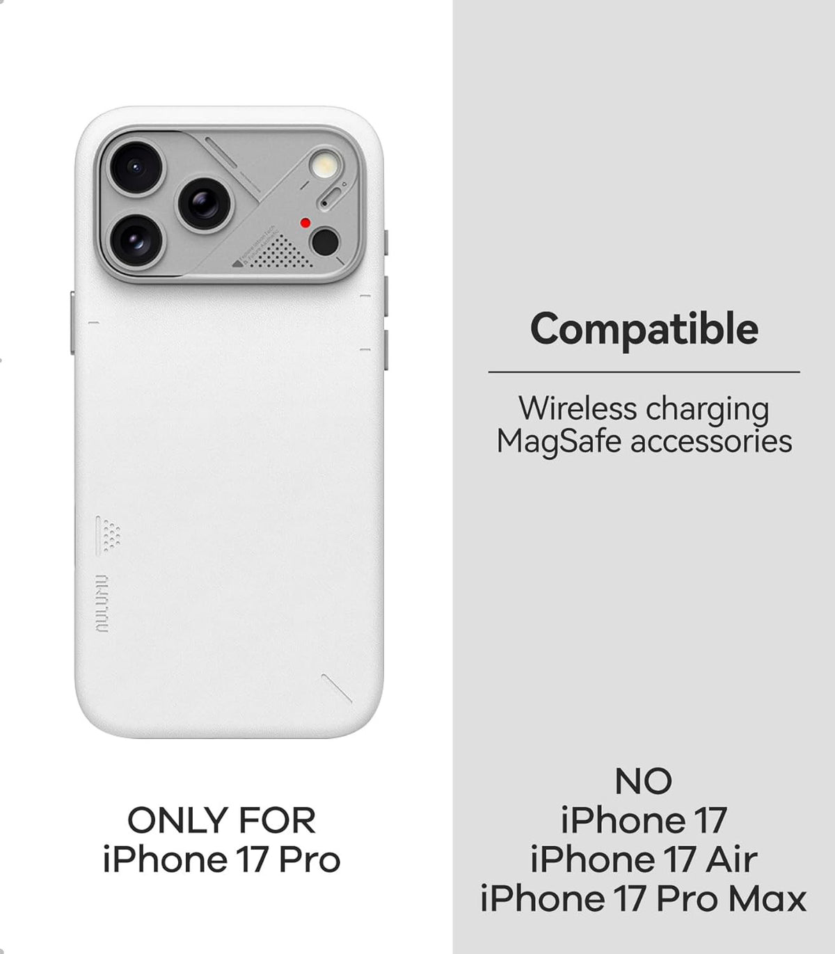 A17 Vegan Leather Coolhyper Iphone 17 Pro Case | Camera Control | with Cooling F
