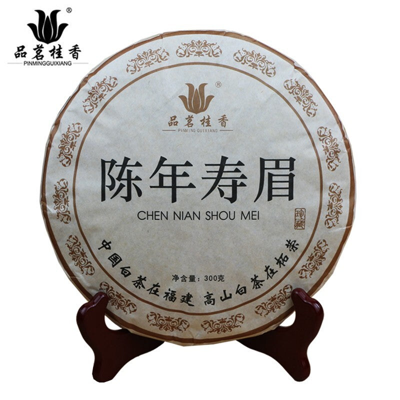 Premium Aged Tribute Eyebrow FuDing ShouMei White Tea CHEN NIAN SHOU MEI 300g
