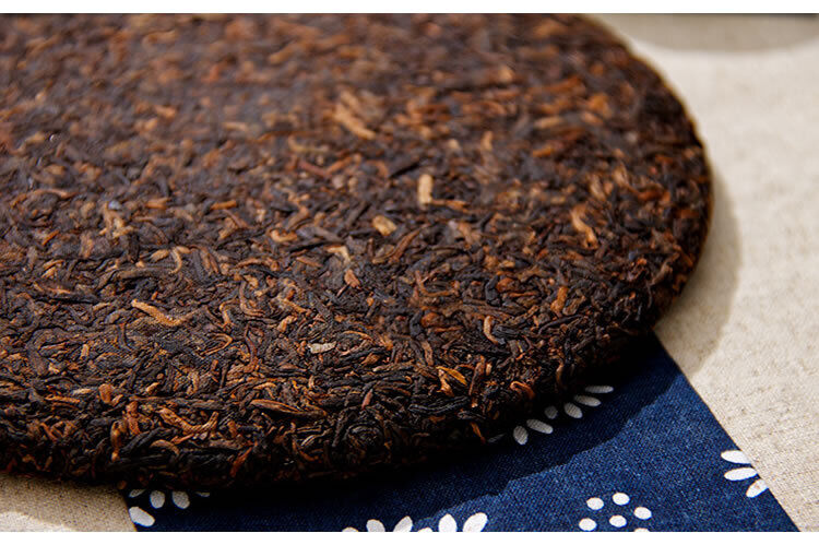 Pu'er Tea Cooked Tea Menghai Small Tribute Cake 500g Classic Menghai Flavor Puer