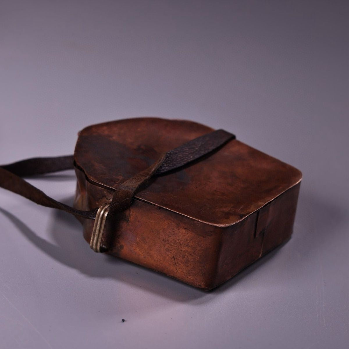 Tibetan Old Pure Copper Handmade Gau Box Antique Tibetan Buddhist Collectible