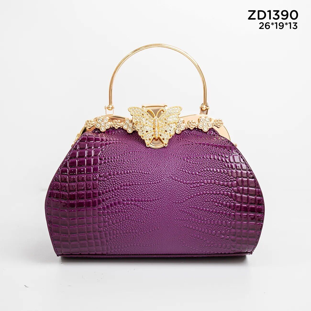 Trendy Banquet Evening Bag Metal Gold Wire Chain Ladies Dinner Bag