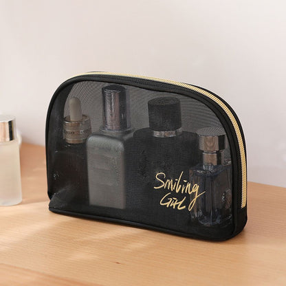 1PC Makeup Bags Cosmetics Mesh Pencil Case Cosmetic Brushes Lipstick Storage Bag