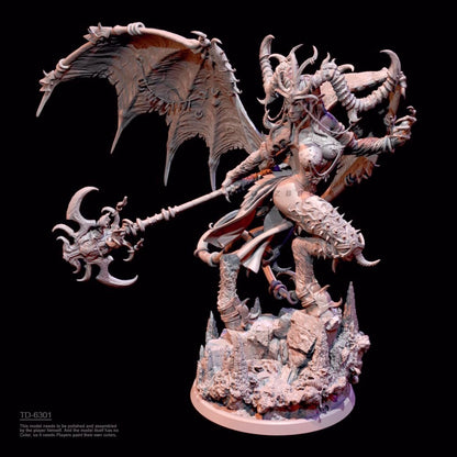 1/24 resin figure model kit Hell's Witch 3D Printing unassembled unpainted